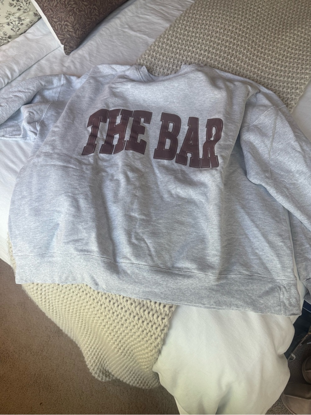 Th Bar Varsity Sweatshirt